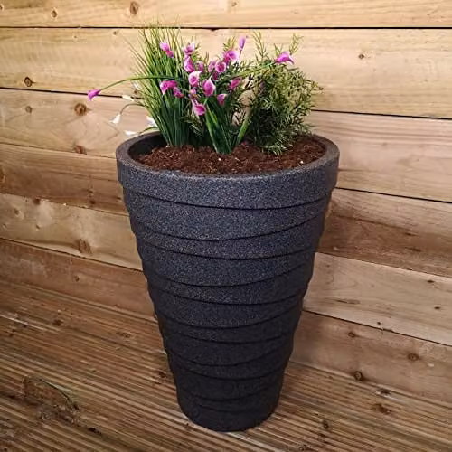 Samuel Alexander Grey Trojan Garden Planter, Height: 56 cm, Width: 38 cm – 1