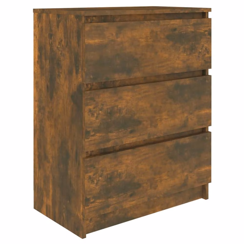 Berkfield Home Smoked Oak Sideboard in Brown, W/D/H: 60 x 35 x 76 cm – 3