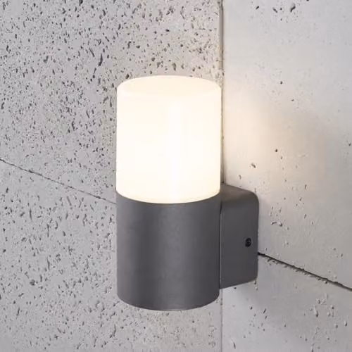 CGC Lighting Modern Grey Cylinder Up and Down Outdoor Wall Light – 4