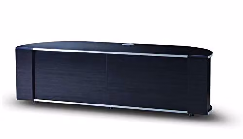 MDA Designs Sirius 1600 Gloss Black Cabinet with Black Trims for TVs up to 70 Inch, W: 160 cm, D: 48 cm, H: 45 cm – 4