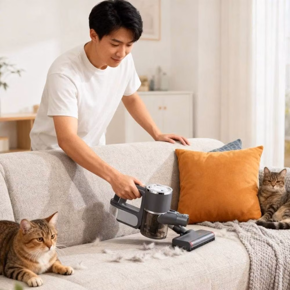 PAWNORA Bagless Cordless Vacuum Cleaner in Grey – 4