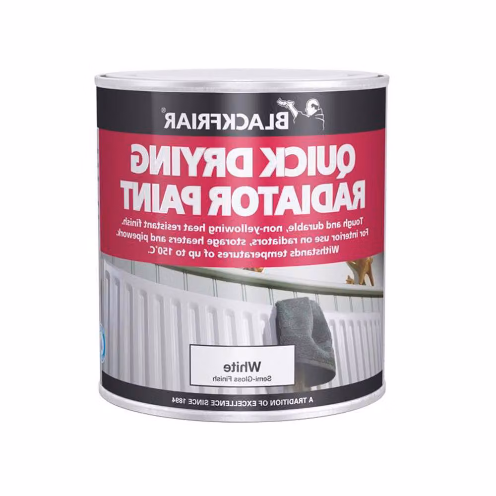 Blackfriar Quick Dry Radiator Paint, White, 250ml – 2