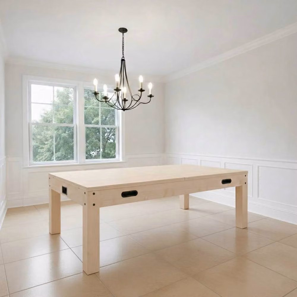 Monstershop 7-in-1 Games Table in Oak and Beige – 2