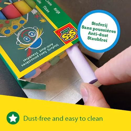 SES Creative Multicolour Sidewalk Chalk Set for Children – 4