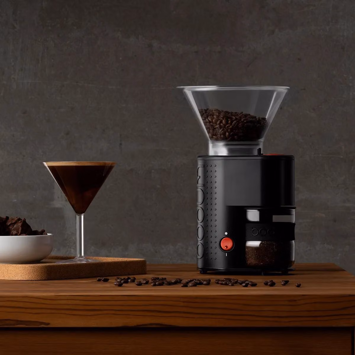 Bodum BISTRO Electric Conical Burr Coffee Grinder in Black – 4