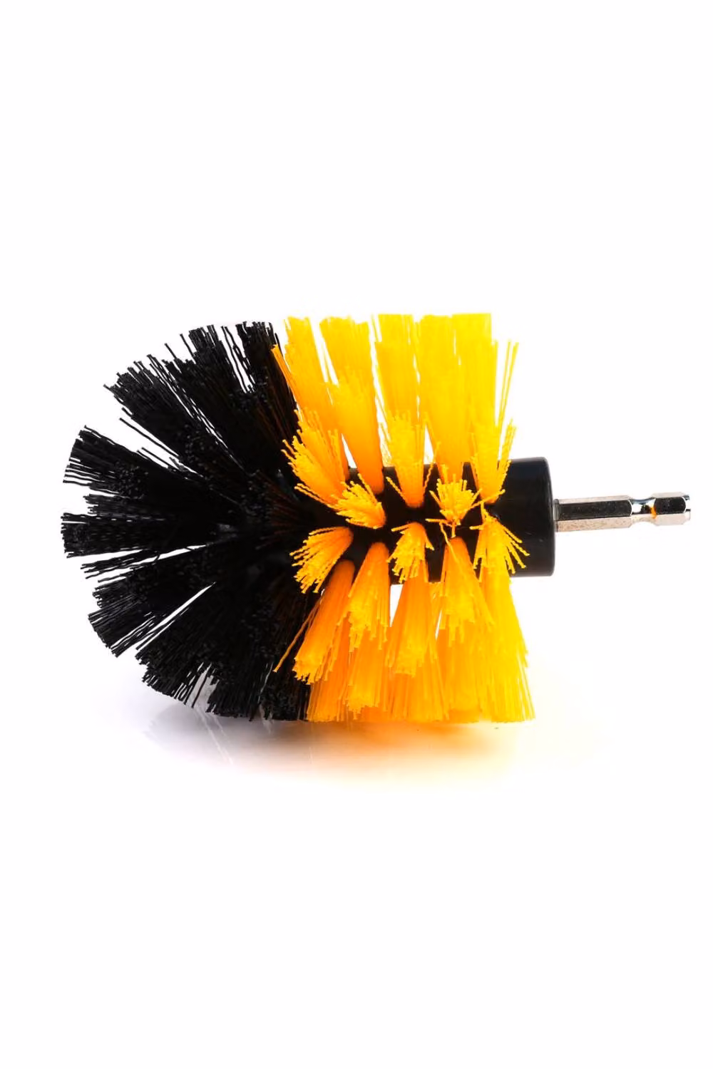 KDMD 5 Pack Nylon Power Scrub Drill Attachment Cleaning Brush Set in Yellow and Orange – 2