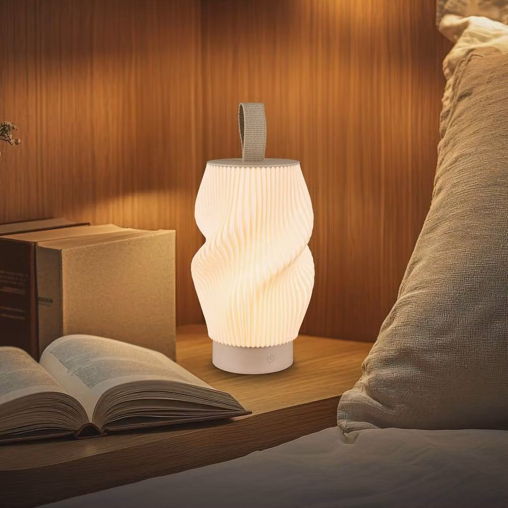 Briloner Beige Rechargeable Dimmable Touch LED Table Lamp – 6