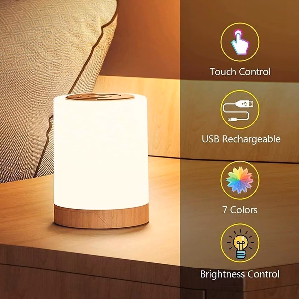 SPETLEK Wireless Dimmable Touch Sensor Night Light in White for Hallway or Bedroom – 3