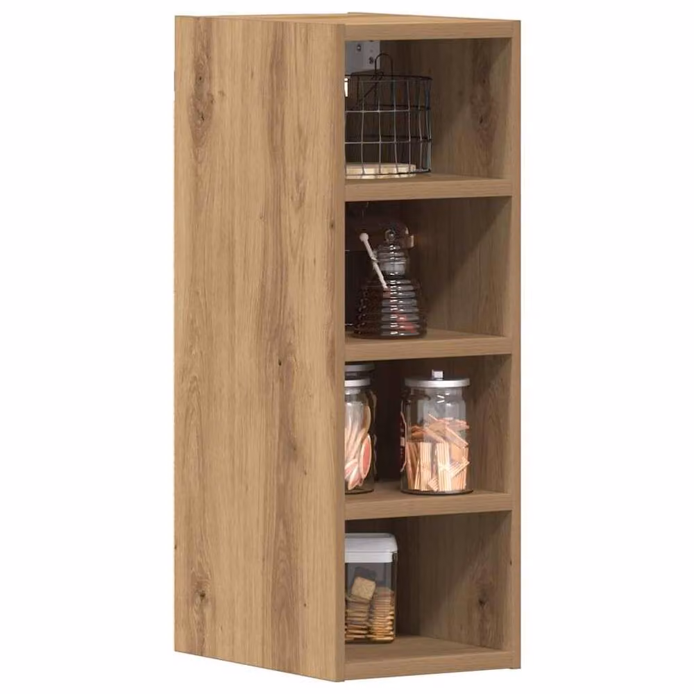 Berkfield Home Artisan Oak Hanging Wall Cabinet in Brown, W/D/H: 20 x 29.5 x 60 cm – 3