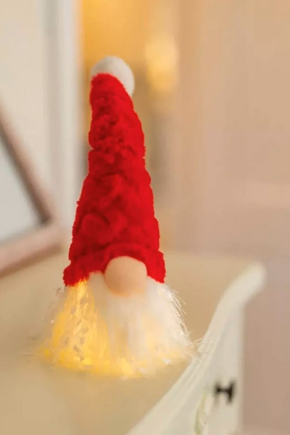Marco Paul Pre-Lit Red Gonk Tabletop Christmas Decoration – 4
