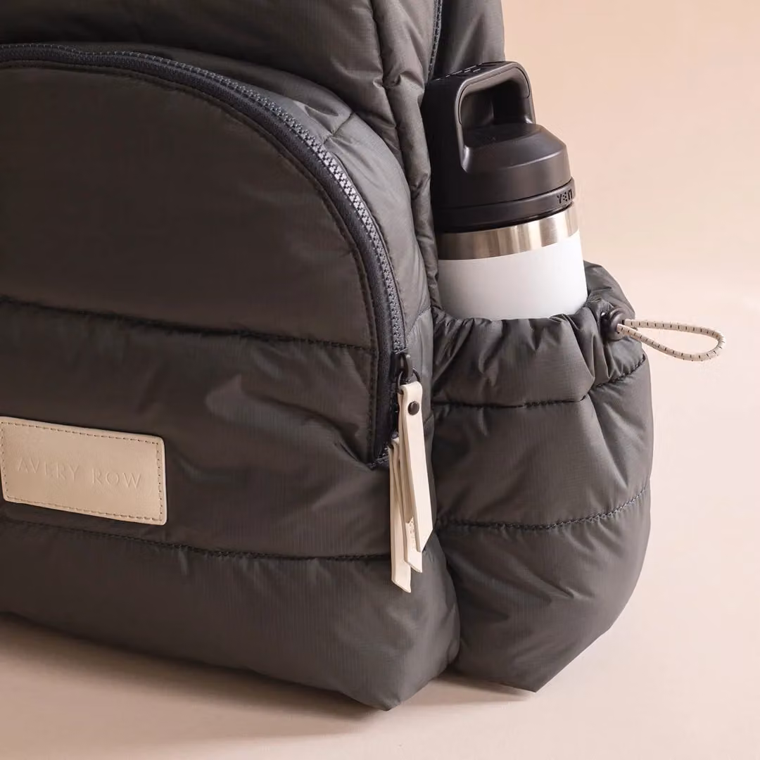 Avery Row Baby Changing Backpack in Soft Black – 4