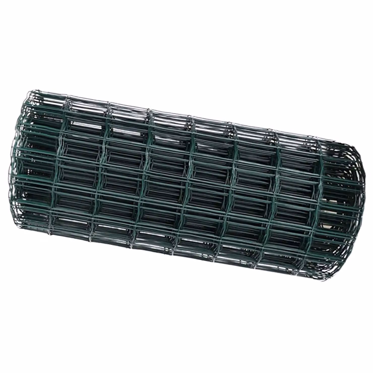 Berkfield Home Euro Fence Green PVC-Coated Steel Rectangular Fencing, W: 10 m, H: 0.8 m – 2