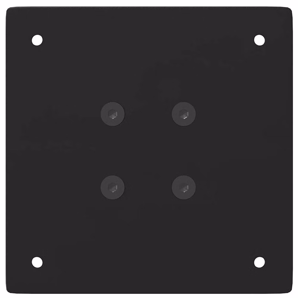 Berkfield Home Steel Coffee Table Legs, 4 Pieces, Black Matt, Height: 73 cm – 4