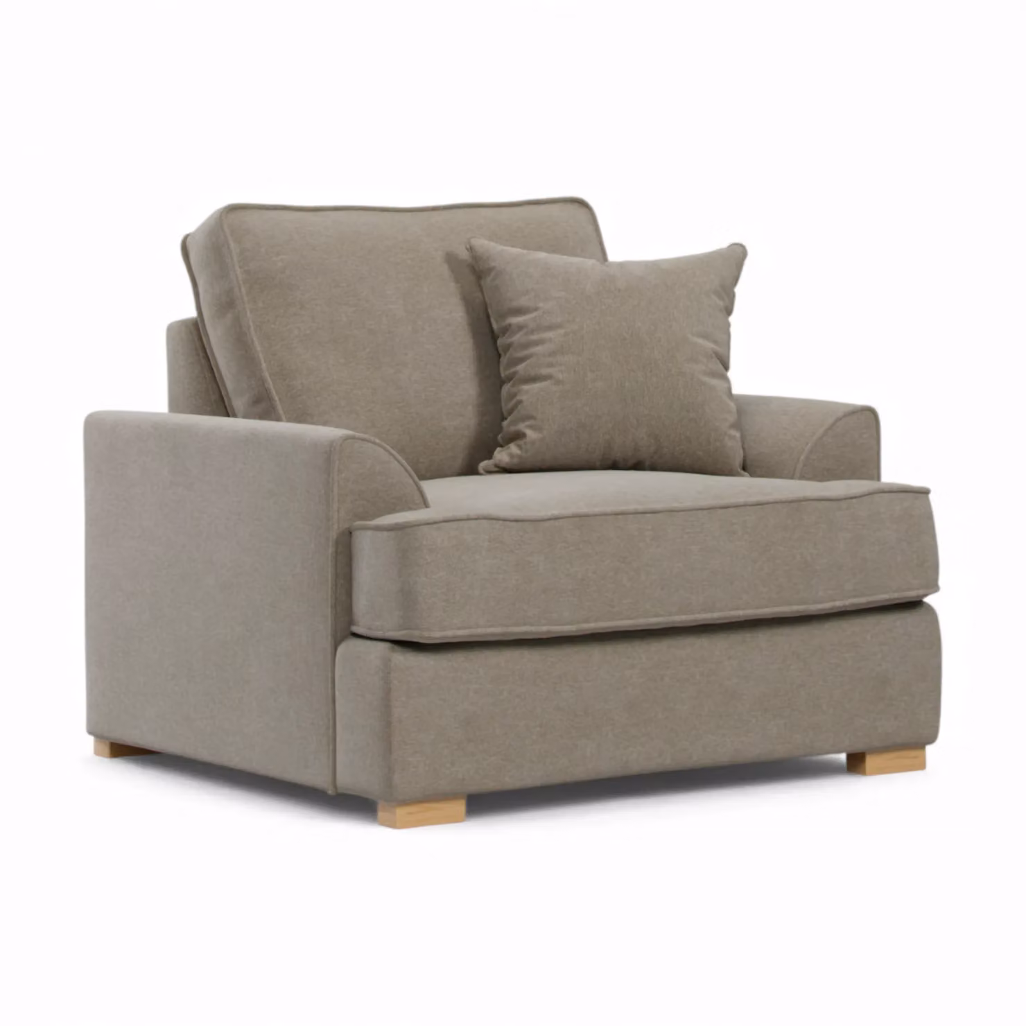 The Great Sofa Company Ophelia Grey Chenille Fabric Armchair – 2