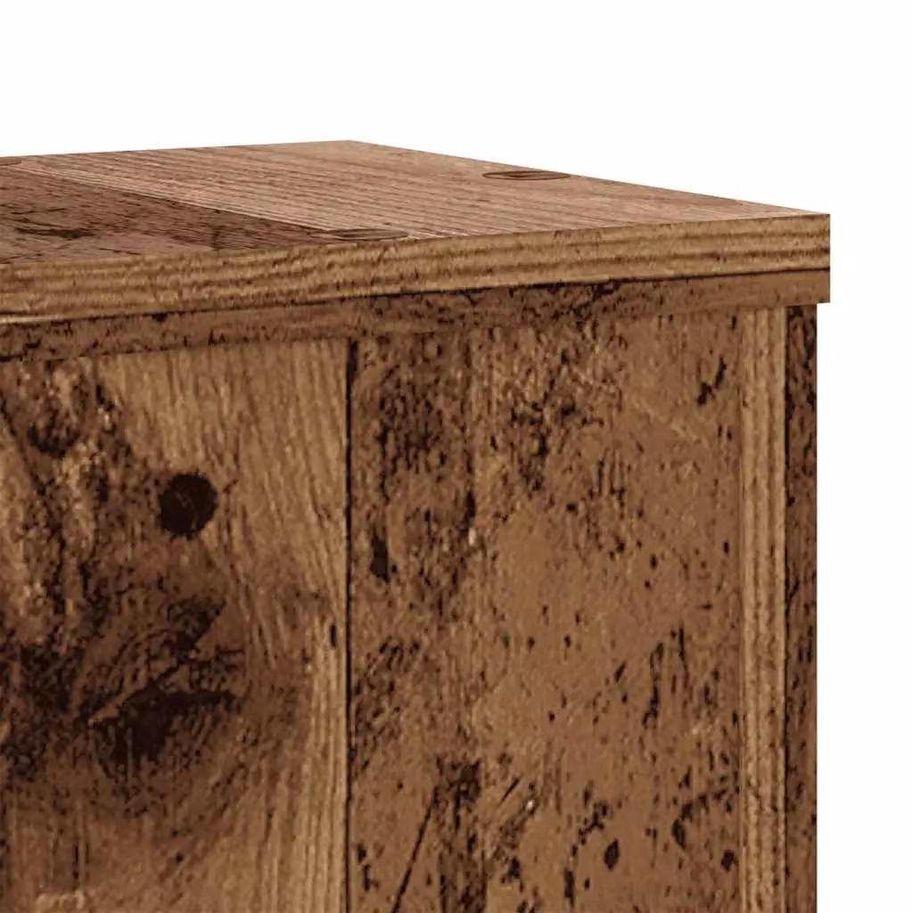 Berkfield Home Set of 2 Modern Brown Engineered Wood Plant Stands, W/D/H: 17 x 17 x 60 cm – 4