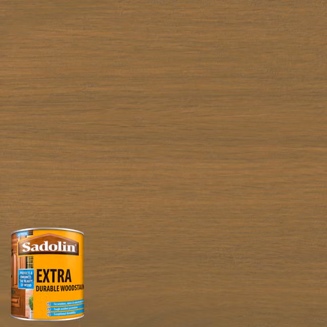 Sadolin Extra Durable Water Repellent Woodstain in Light Oak, 0.5 l
