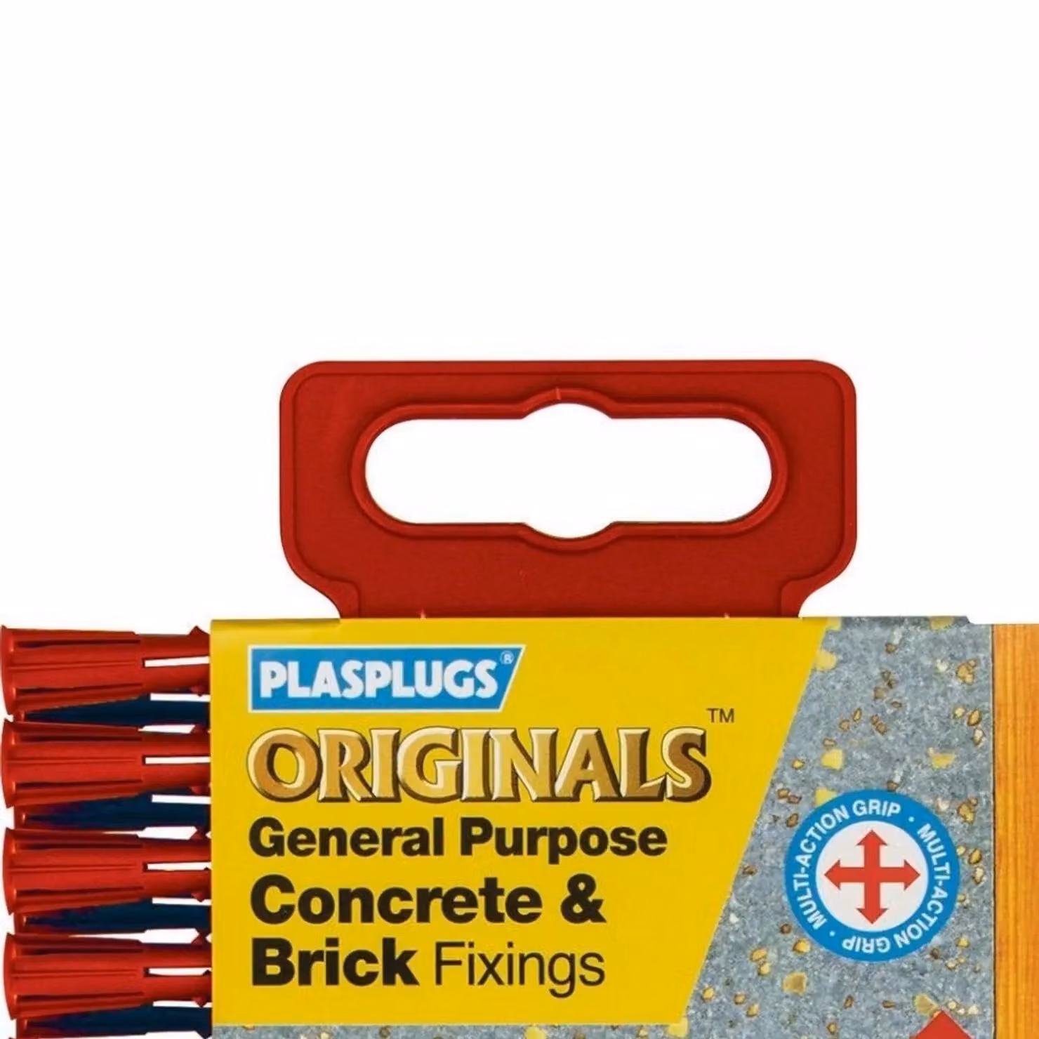 Plasplugs Red Universal General-purpose Concrete and Brick Fixings – 2