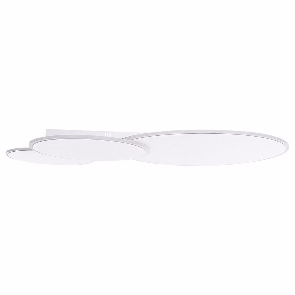 Wyld and Coco Round White LED Ceiling Lamp with Dimmable Aluminium and Plastic Shade – 2