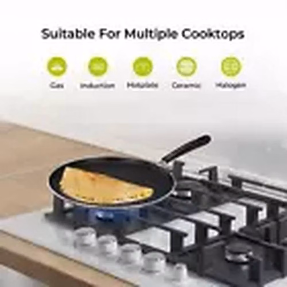Royalford Non-Stick Black Crepe Pan, Diameter: 26 cm – 2