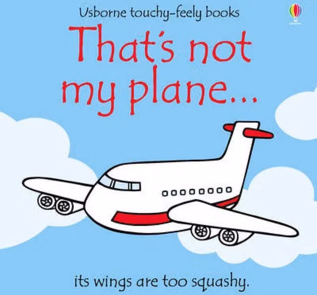Fiona Watt That's Not My Plane Board Book in Multicolour