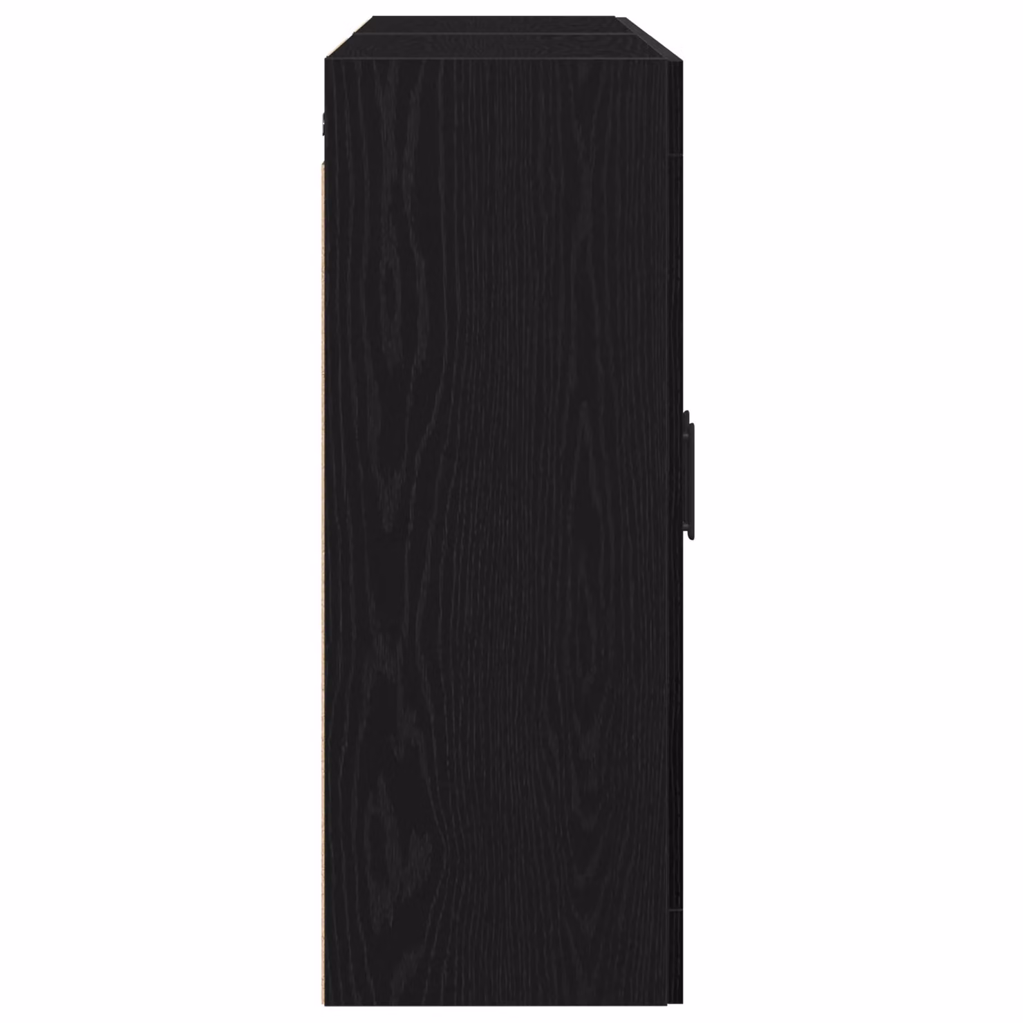 Berkfield Home Set of 2 Modern Wall Mounted Cabinets in Black Oak Engineered Wood – 3