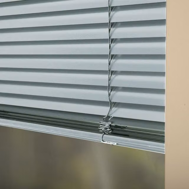 Premier Made To Measure 25mm Aluminium Venetian Blind in Pastel Blue