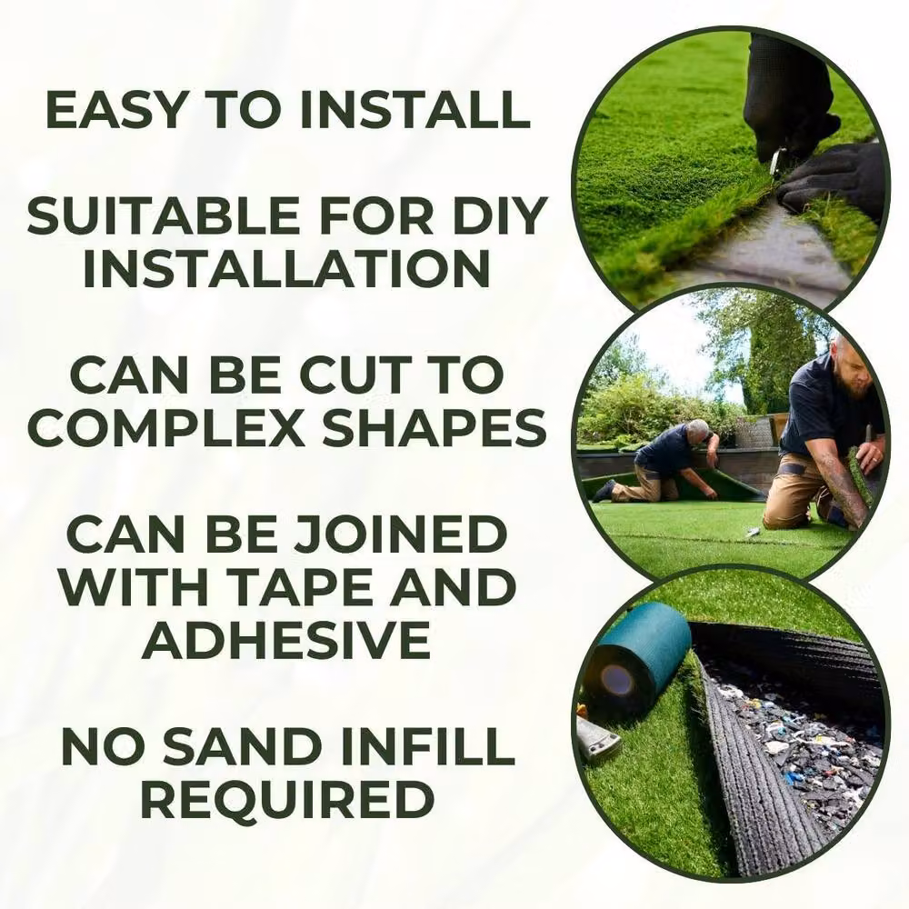 Ark Mat 35mm Artificial Grass Green W: 11 m, L: 300 m – 3