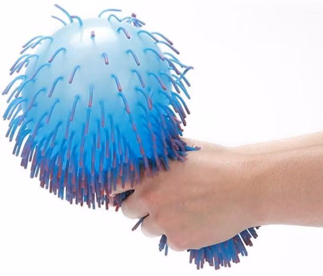UMKYTOYS Multicolour Puffer Squeeze Sensory Fidget Stress Ball Toy