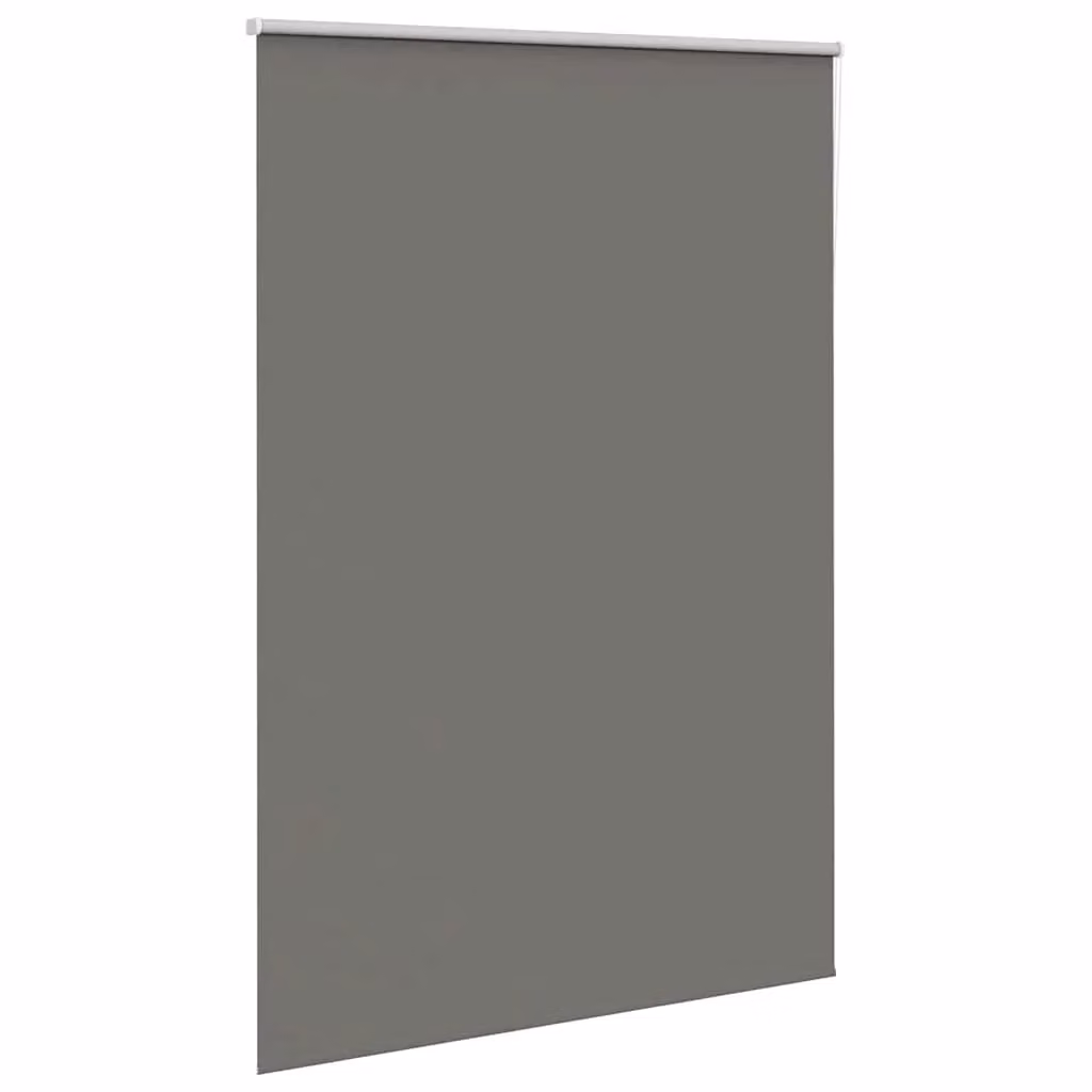 Berkfield Home Grey Blackout Roller Blind, Thermal Insulating Polyester Fabric, W: 150 cm, H: 210 cm – 2