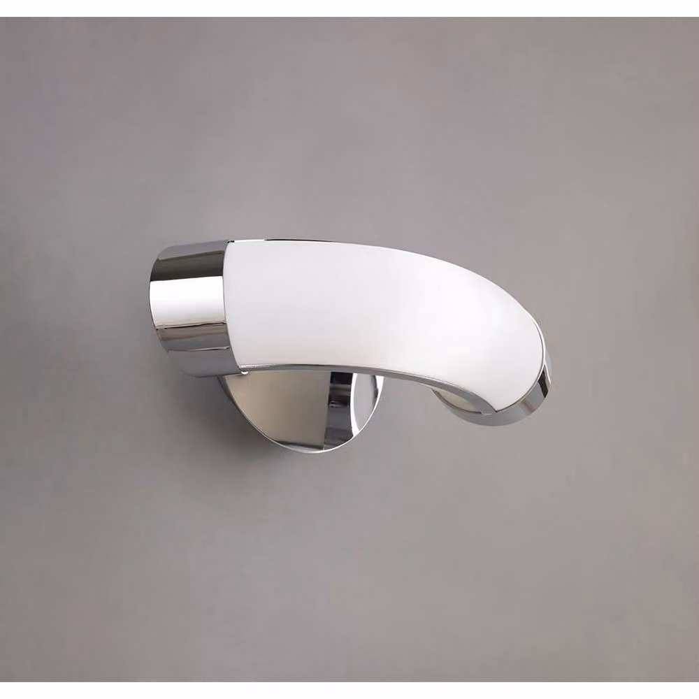 Netlighting Guss Switched Wall Lamp with GU10 Socket in Polished Chrome and Grey – 2