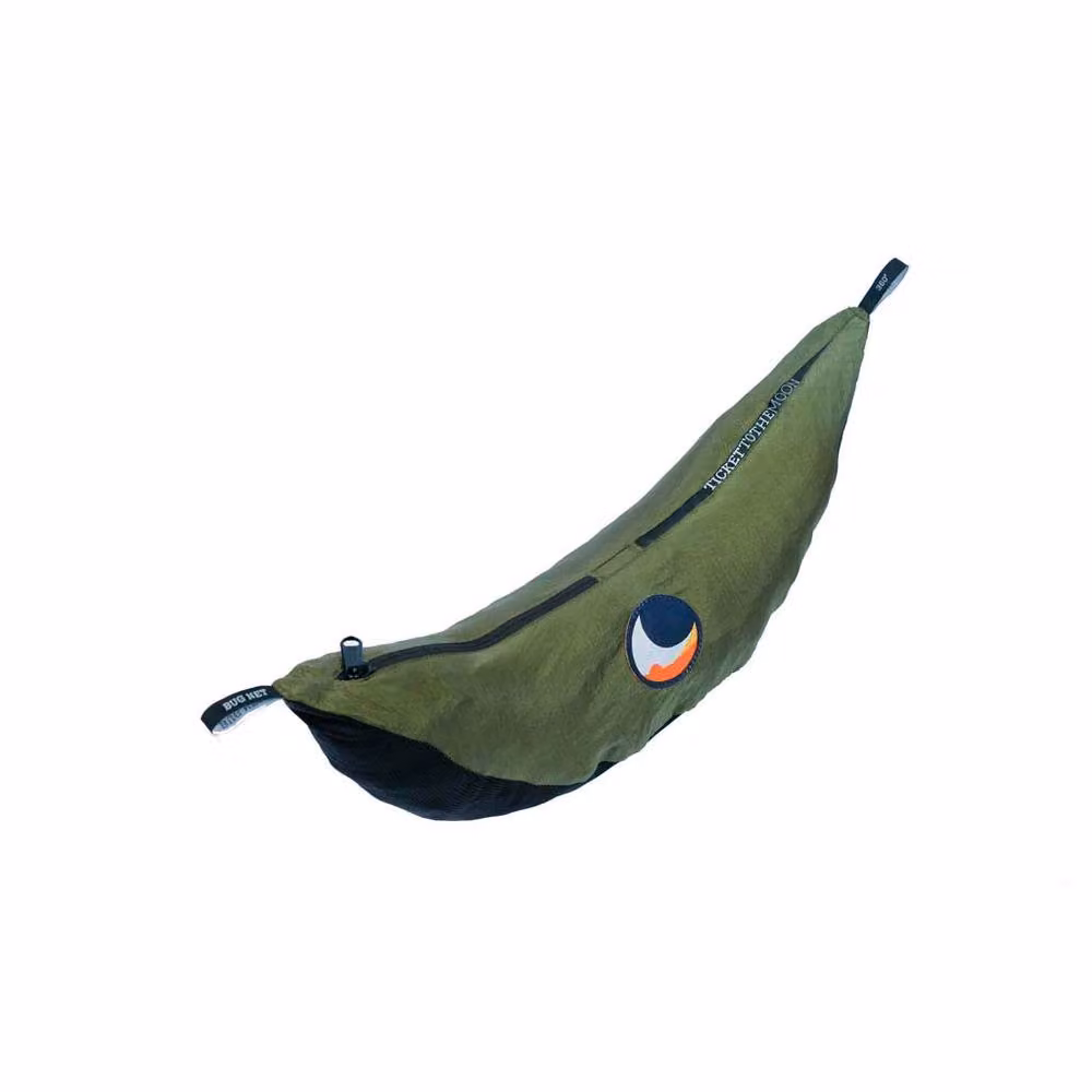 Ticket To The Moon Convertible BugNet 360 Hammock Bug Net in Black