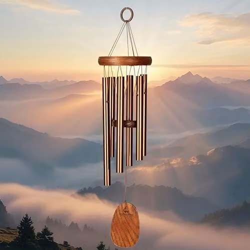 Woodstock Chimes Amazing Grace Wind Chime, Bronze – 2
