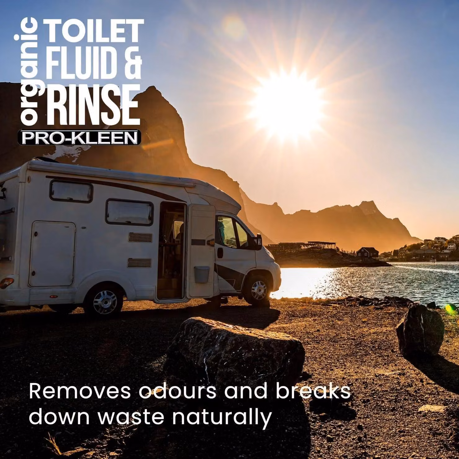 ProKleen Toilet Chemical Fluid Rinse for Caravan and Motorhomes, Green, 4 Pack – 4