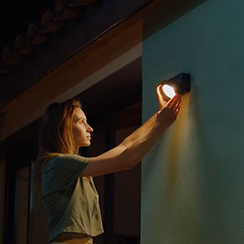 Netlighting Tilt LED Outdoor Modern Wall Lamp in Black and Grey with Warm-White 3000K and IP44 Rating – 3