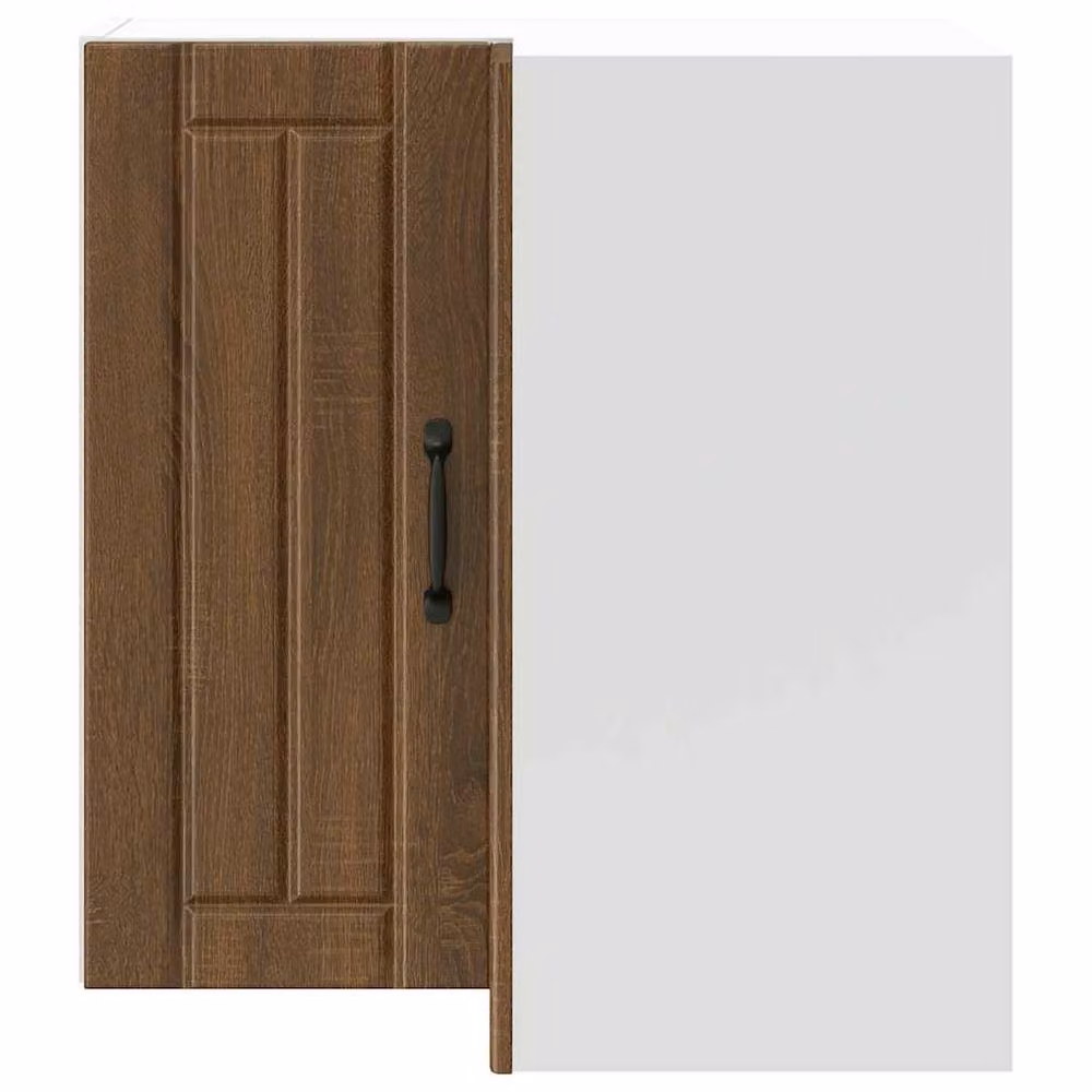 Berkfield Home Lucca Brown Oak Kitchen Wall Corner Cabinet W/D/H: 60 x 30 x 57 cm – 3