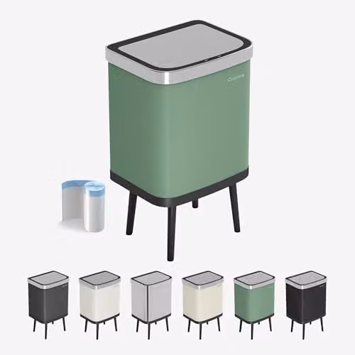 MCC Direct Smart Sensor Motion Activated Kitchen Waste Bin, 35L, Green – 1