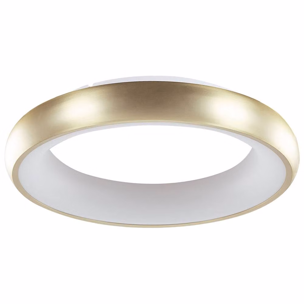 Wyld and Coco Modern Round LED Ceiling Light in Gold/Brass, Diameter: 45 cm – 2