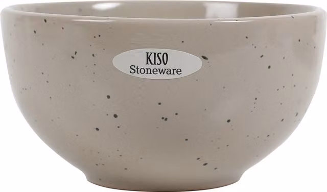 Kiso Stoneware Cereal Bowl in Grey