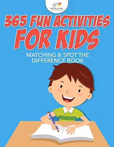 Kreative Kids 365 Fun Activities for Kids Matching and Spot the Difference Multicolour Book