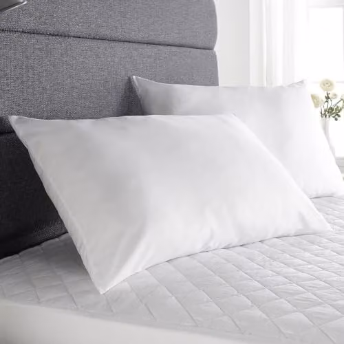 Coopers of Stortford Pair of Firm Orthopaedic Memory Foam Pillows, Hypoallergenic, White – 3