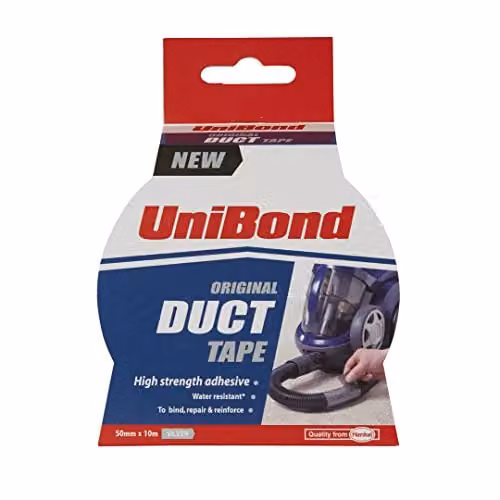 UniBond Silver Cloth Duct Tape, Width: 5 cm, Length: 10 m