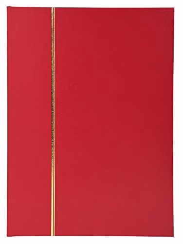 Exacompta Classic Stamp Album in Red Faux Leather with 48 Pages, W: 22.5 cm, H: 30.5 cm – 1