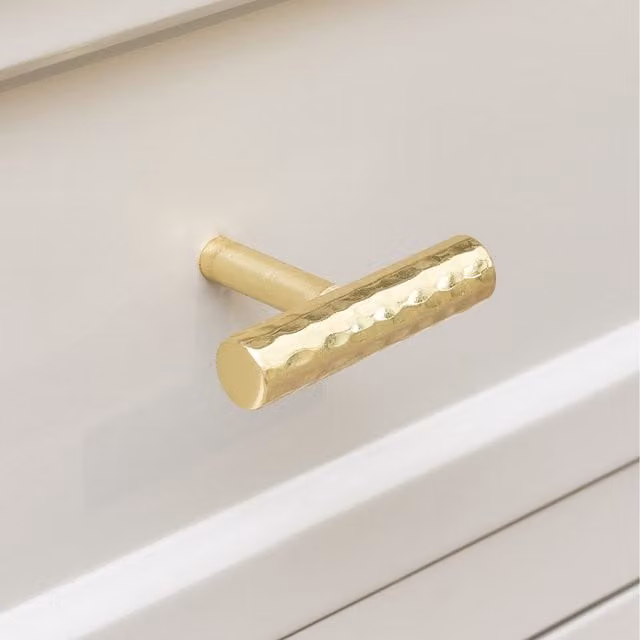Melody Maison Gold Hammered Bar Drawer Pull Handle