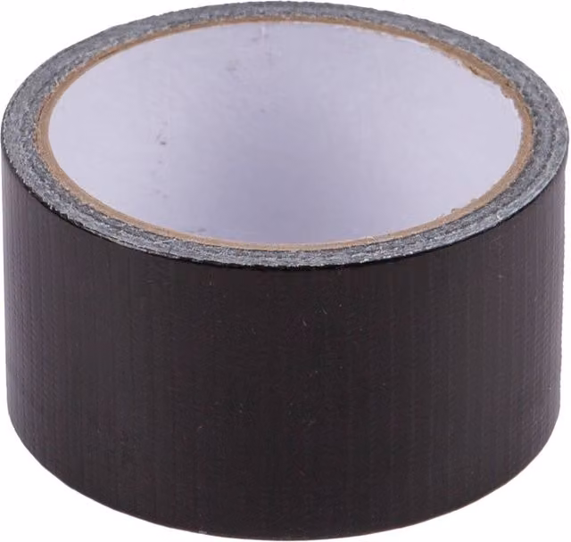 Blackspur Heavy-Duty Cloth Duct Tape, Black, Width: 48 mm, Length: 10 m