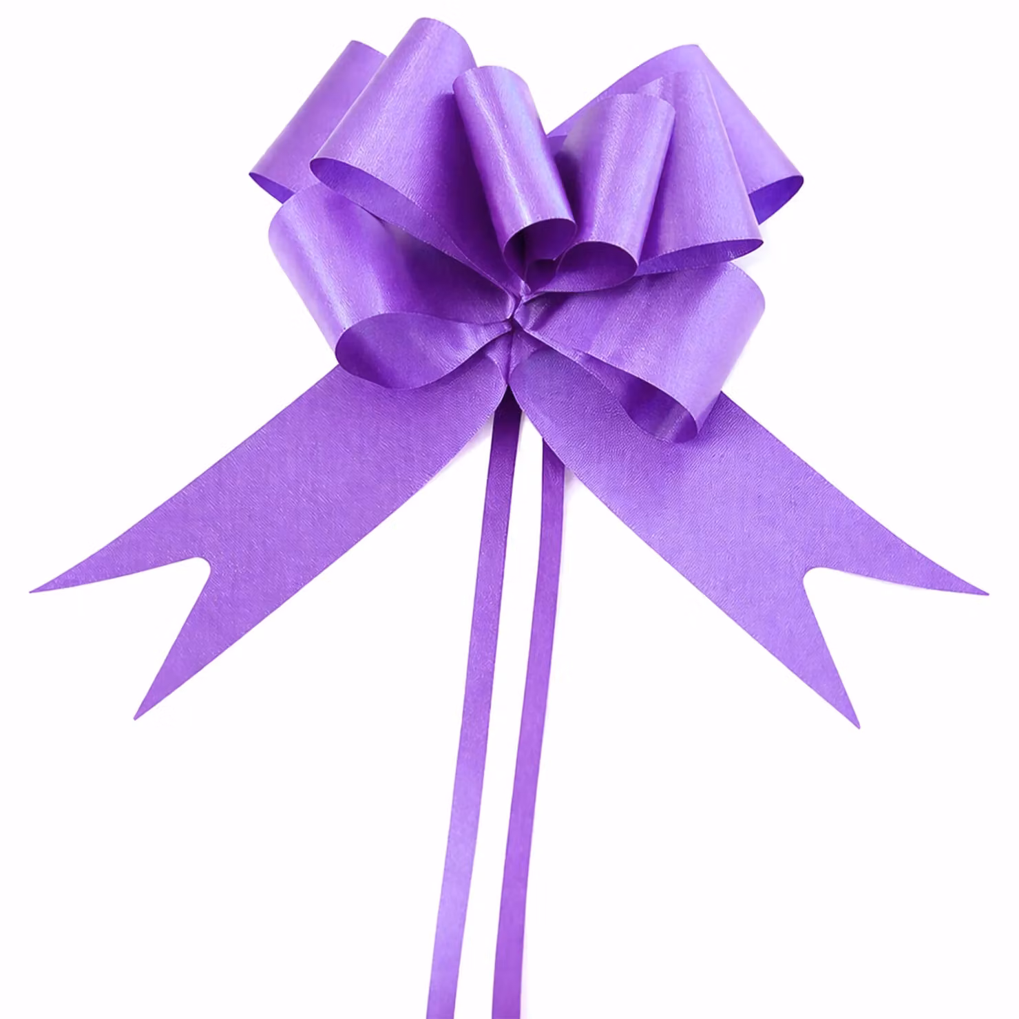 Shatchi 40pcs Purple 50mm Plastic Pull Bows for Gift Wrapping and Party Decorations – 7