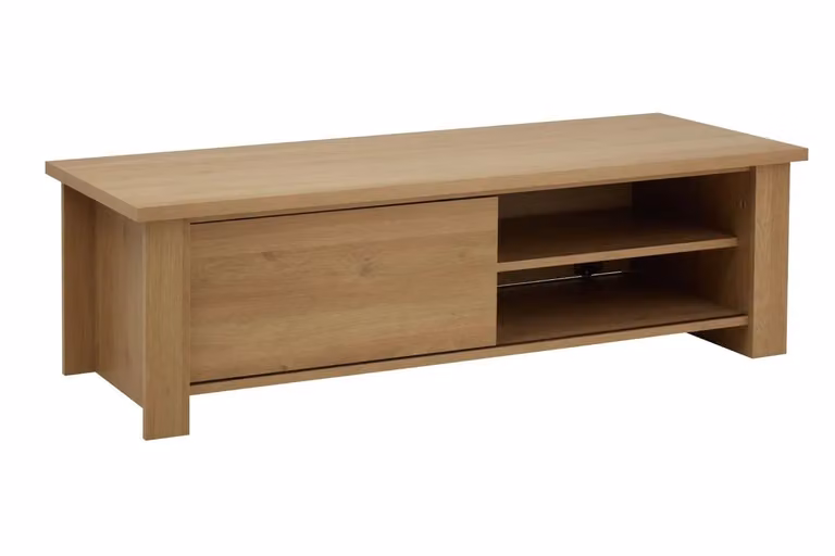 Oakham Scandinavian Style Rectangular Coffee Table in Brown