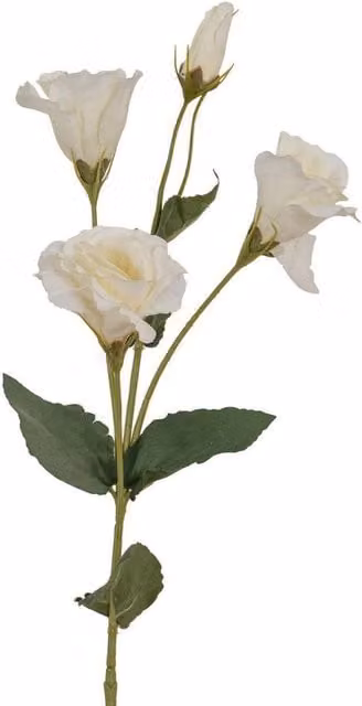 Hill Interiors Eustoma Artificial Flower Spray in White
