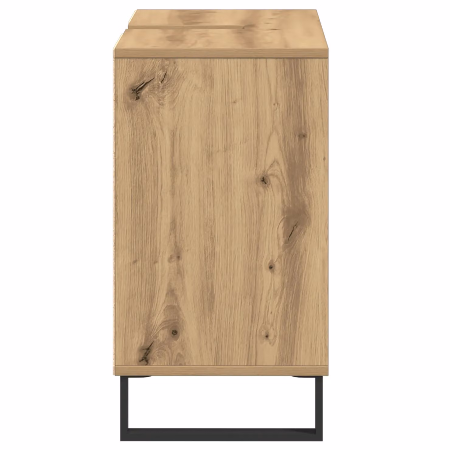 Berkfield Home Artisan Oak Freestanding Bathroom Vanity in Brown – 4