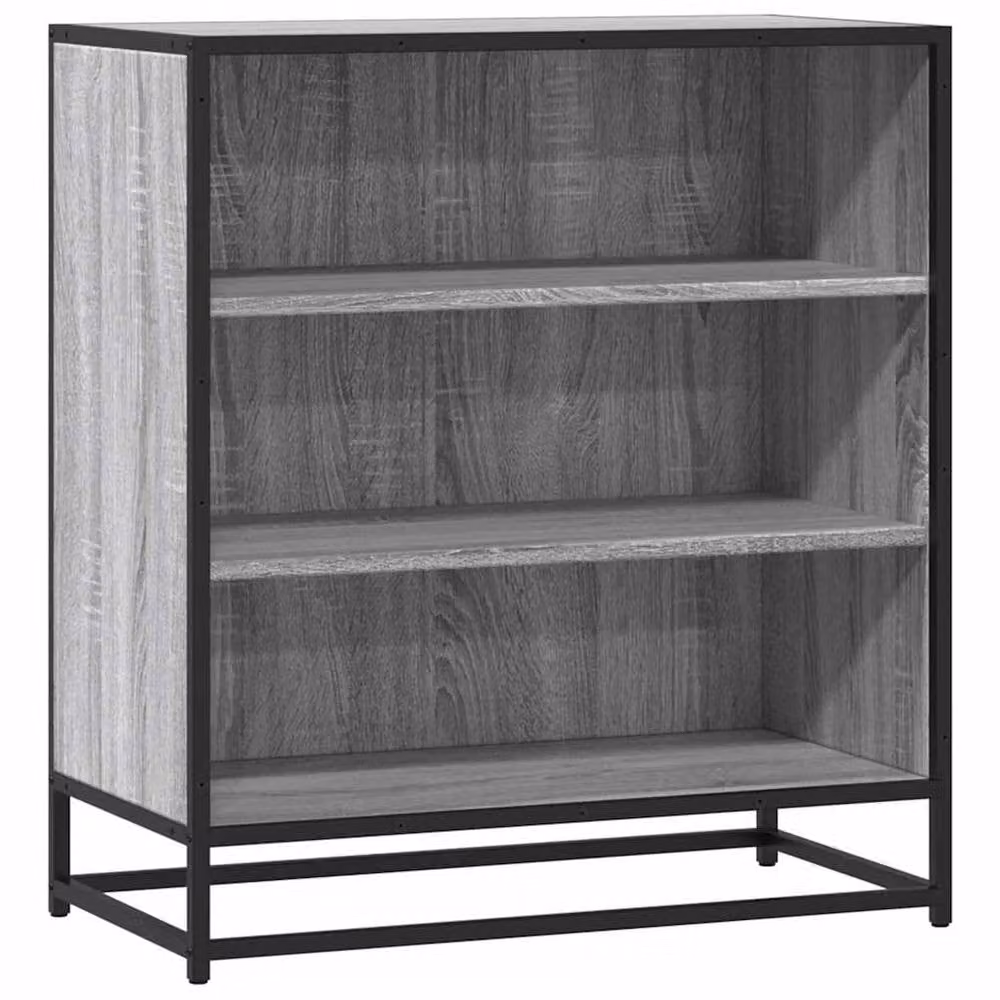 Berkfield Home Grey Sonoma Sideboard in Engineered Wood and Metal, W/D/H: 68 x 35 x 76 cm – 3