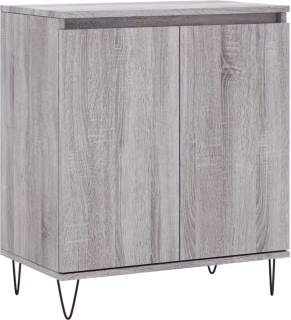 Berkfield Home Grey Sonoma Sideboard in Engineered Wood W/D/H: 60 x 35 x 70 cm
